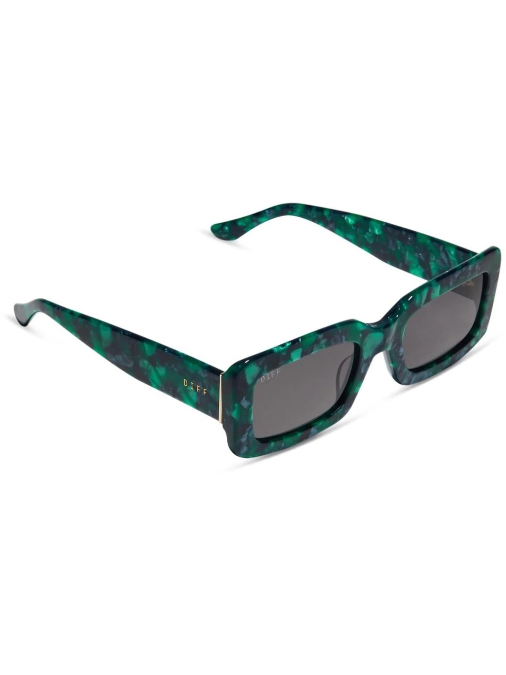 DIFF Eyewear Indy Dark Ivy Tortoise Grey Polarized Sunglasses